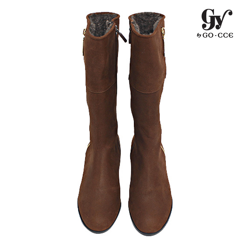 여성 하프부츠 JLH6988 브라운 3cm