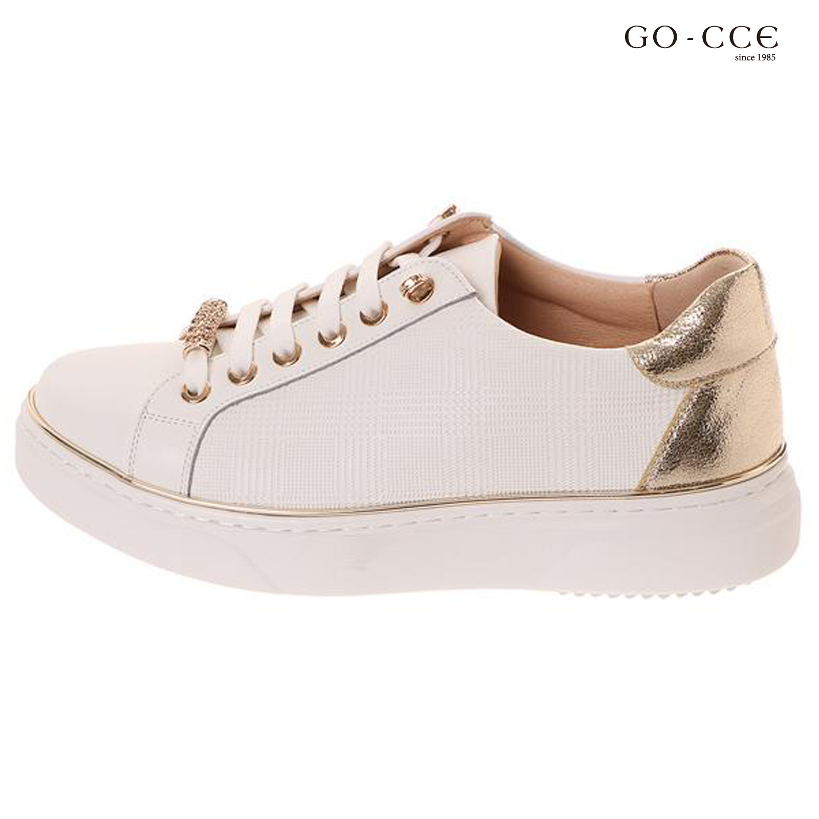 여성 스니커즈 GGP5040 화이트 3cm