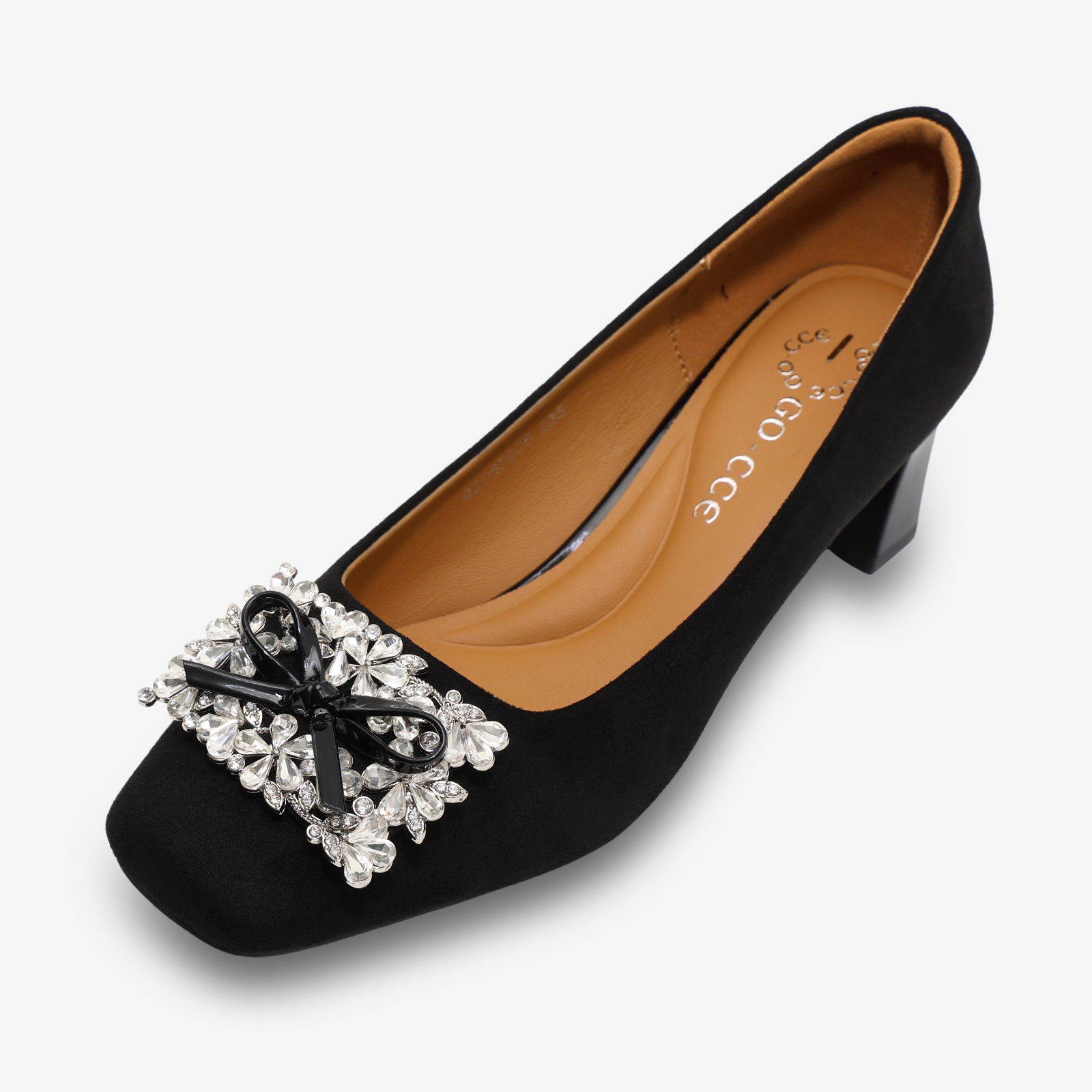 여성 펌프스 OZP5F026 블랙 6cm
