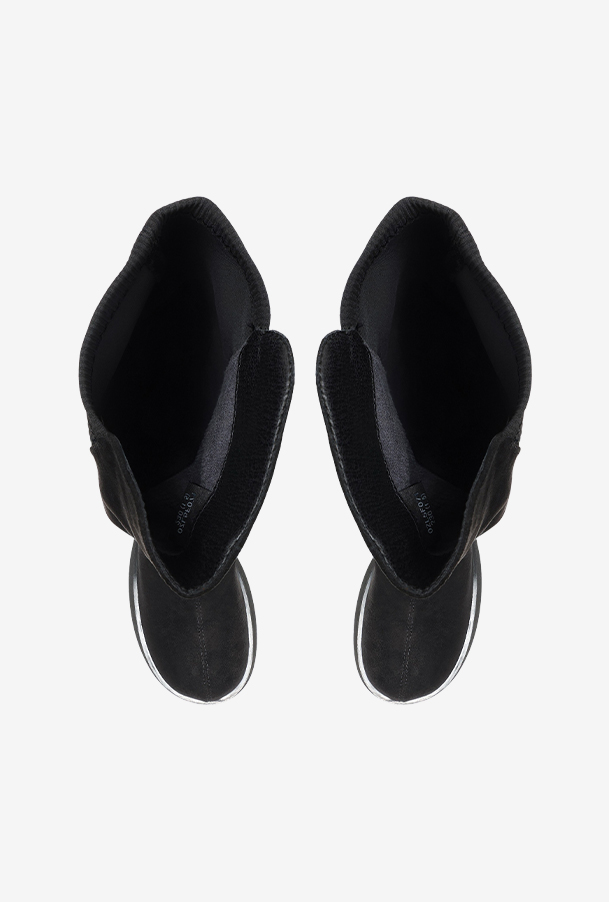 여성 롱부츠 OZL5F071 블랙 5cm