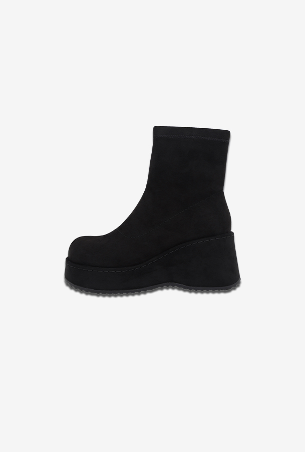 여성 앵클부츠 OZA5F054 블랙 7cm