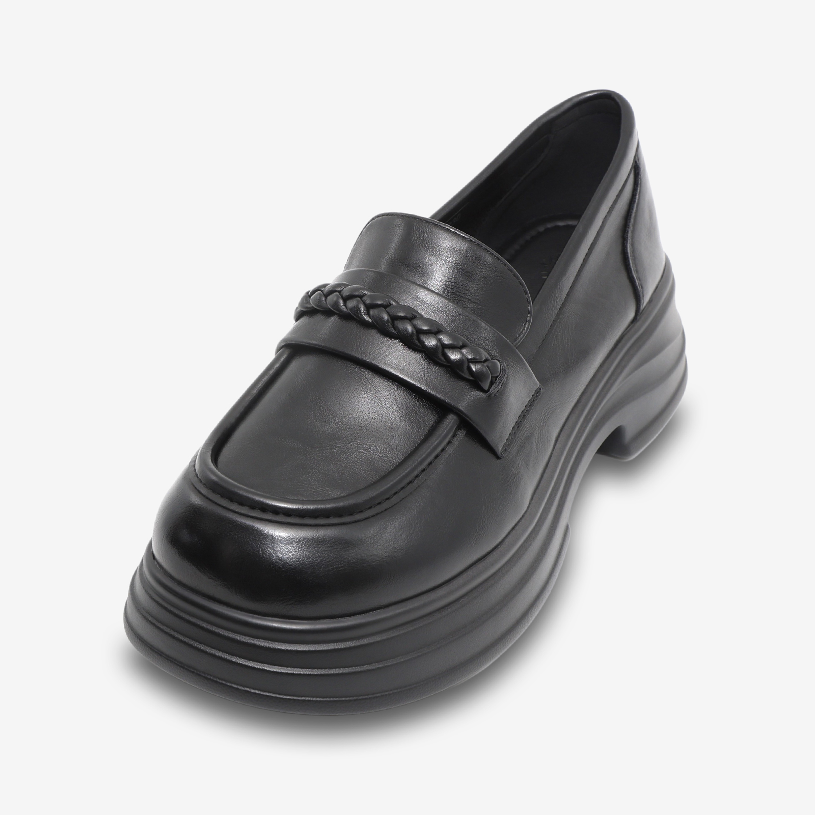 여성 장식 로퍼 OZP5F006 블랙 4.5cm