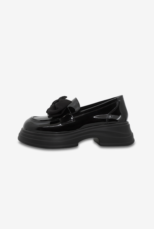 여성 장식 로퍼 OZP5F005 블랙 4.5cm