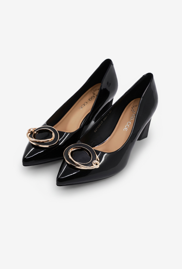 여성 펌프스 OZP6S017 블랙 6cm