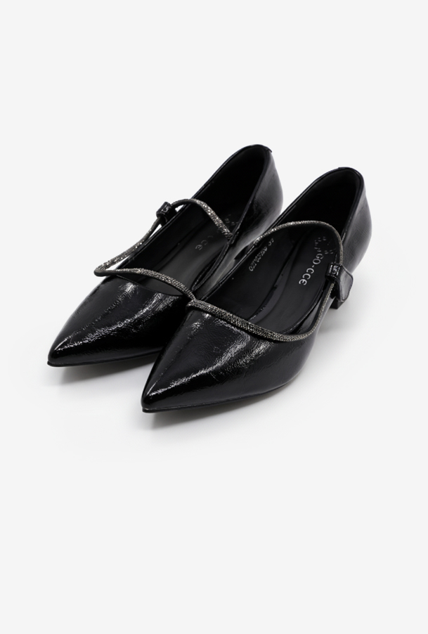 여성 펌프스 OZP6S028 블랙 6cm