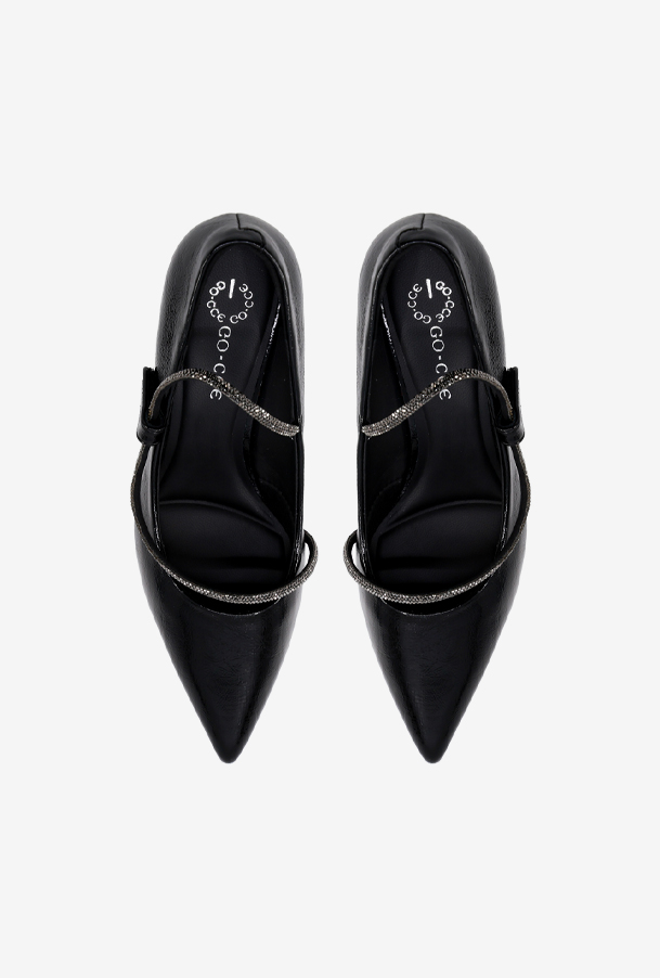 여성 펌프스 OZP6S028 블랙 6cm